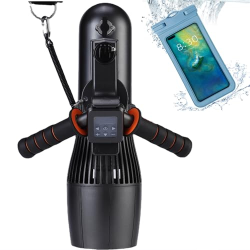 Scooter subacqueo con borsa impermeabile da 30M, motore RC Sup da 500W con interruttore a 10 velocità, profondità 40M per piscina, scooter marino per jet surf,