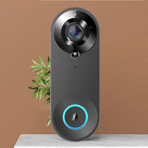 Ouitble WiFi Interphone Vidéo sans Fil 1080P Caméra de Sonnette avec Moniteur Système d'Interphone Vidéo avec Écran Tactile