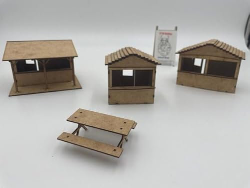 AT-BA Modellbau 220113 Slotcar-Deko stand set