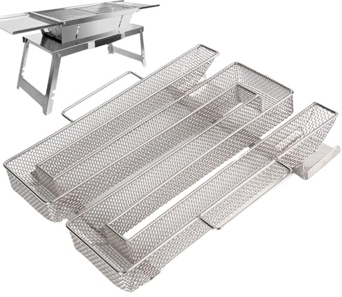 Kallrökare,Rökgenerator för kallrökare, Varm eller kall BBQ Smoker Grill Matlagningsverktyg Tillbehör, Rostfritt stål kallrökare Spiral Maze för rökt lax, ost, fläsk