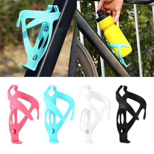 Starker und kältebeständiger Fahrradflaschenhalter, einfache Installation für Rennräder (Rosa)