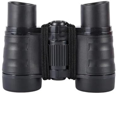 Fernglas. Kinder Teleskop Spielzeug 4X30 Vergrößerung Fernglas Vogelbeobachtung Erkunden Camping Kleinkind Geburtstagsgeschenk .Jagdfernglas(Black)