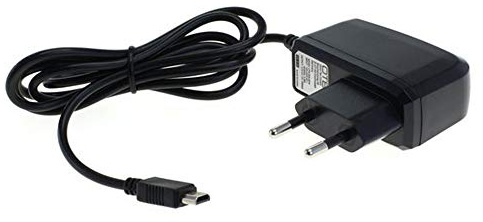 subtel, 5V Ladegerät kompatibel mit Nintendo DS Lite Netzteil System Connector Stecker 3.42A Stromkabel 1,1m Ladekabel AC Adapter