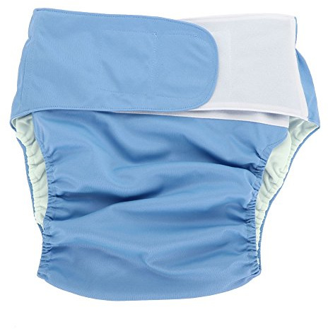 Blue305 Grande couche en tissu pour adulte, lit, aide à la chambre et coussinets absorbants, réutilisables, lavables et réglables