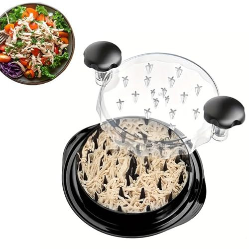 JVHLOV Tritacarne Manuale, Grinder Pollo, Trituratore per pollo, Macina Carne con Manico e Base Antiscivolo, per Verdure, Pollo, Maiale, Manzo, Insalata