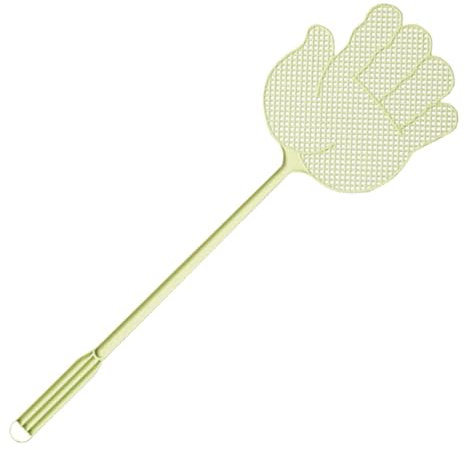 Tapette à mouches multifonction - Tapette à mouches robuste - Tapette à mouches à main longue - Tapette à mouches manuelle - Tapette à mouches pour l'intérieur - Tapette à mouches pour la