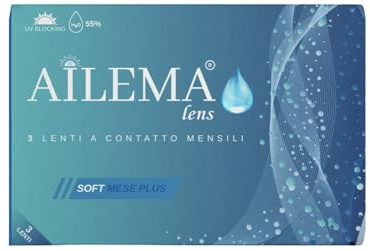 Lenti a Contatto Mensili – x3 | Per la Correzione della Miopia | Alta Idratazione e Comfort |Elevata Tollerabilità e Visione Nitida | Facili da Usare | Per Occhi Sensibili (Classico, -2.50)