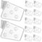 Operitacx 20 Pièces Séparateurs de Frigo Organisateur de Porte de Réfrigérateur Rangement de Compartiments Pratique