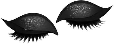 Adesivi per ombretto, patch per ciglia con ombretto, adesivi per trucco occhi veloci e riutilizzabili, adesivi colorati per il trucco degli occhi per carnevale, cosplay, concerti, festival, Halloween