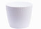 Home Garden Ornaments Decorative Large Plant Pots Indoor – Striped Indoor Plant Pot for Home and Garden (Diameter 25.5cm, White)