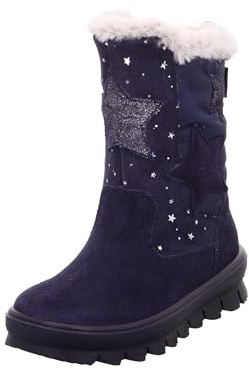 Superfit Flavia Warm Gefütterte Gore-tex Botte de Neige, Bleu 8000, 32 EU