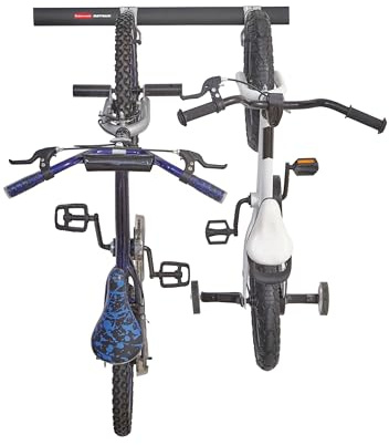 Rubbermaid Fasttrack Garage Wall-Mounted Bike Storage Kit, 3-Piece Kit