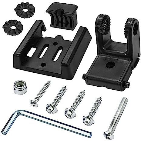 1 support de transducteur noir kit de matériel de montage sur tableau arrière pour 7400931 XNT, support de transducteur pour transducteurs XHS modèle XNT 9 20