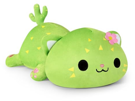 shownicer Plüschtier Katze Kaktus Kuscheltier Stofftier Kawaii Katze Plüsch, Kaktus Plüschkissen Spielzeug, Katze Wurfkissen, Schmusetier Geschenk für Kinder Mädchen 12+ Jahre (30cm, Kaktus Katze)