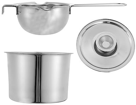 OKUMEYR Pentola in Acciaio Inossidabile Per Sciogliere Ciotola Da Cucina Per Latte e Cioccolato Accessorio Per Sciogliere e Caramelle