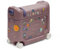 Stokke JetKids BedBox, Hazy Lilac - Aufsitzkoffer für Kinder von 2-7 Jahren (bis 35 kg) - Lässt sich in ein Bett verwandeln - Inklusive Matratze, dekorativen Aufklebern & verstellbarem Tragegurt