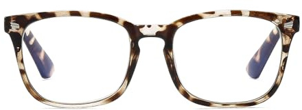 Suertree Lunettes de Vue de Loin Lumière de Mode Anti Bleu Distance Lunettes de Vue Anti Bluper Femme Homme, 8082dh, -2.0