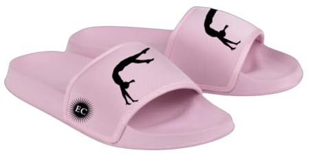 La Fabrique d'EC Claquettes pour Gymnaste/GAF Rose Flip, Système Taille Chaussures EU, Adolescent, Femme, Numérique (intervalle), Moyen, 35, 36