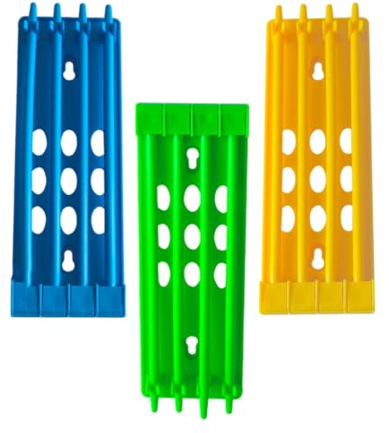 ABOOFAN Support pour Bague à Pigeon en Plastique 3 Pièces à Suspendre | Bague pour Pigeon, Rangement et Tri des Anneaux de Patte, pour Élevage et Gestion Avicole