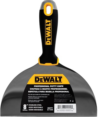 Dewalt 8 tum rostfritt stål kittkniv (hammerend) – DXTT-2-144