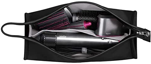 HENGSI Sac de Rangement pour Dyson Airwrap/Supersonic Pochette Voyage Seche Cheveux Trousse (Noir)