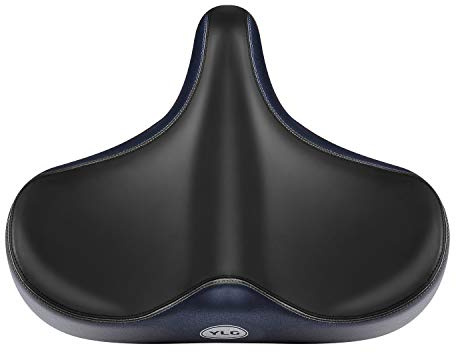 Oversized Comfort Bike Seat Comfortable Replacement Bike Saddle Memory Foam Soft Bike Saddle Waterproof Universal Fit Bicycle Seat for Women Men (b-Indoor)