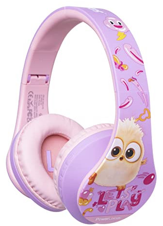 Kinder Kopfhörer, PowerLocus KinderKopfhörer Bluetooth mit 85dB Lautstärkebegrenzung, Faltbar mit Tragetasche, Kopfhörer Over Ear Kabellose und Kabel mit Mikrofon, Micro-SD-Modus für Handy, PC, Tablet