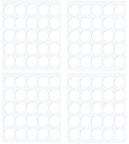 LuenHego Glue Point Dots 100 Pieces 2cm Double Sided Sticky Dots Clear Removable Sticky Pads Traceless Adhesive Dots for Crafting Festival Party Decoration
