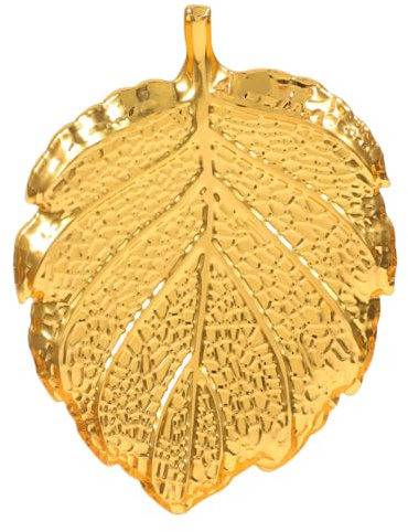 TOPBATHY Plato Decorativo de Metal para Aperitivos de Servicio de Hierro para Decoración de Mesas y Fiestas