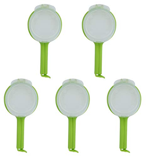 5 pezzi di clip riutilizzabili in plastica per la chiusura degli alimenti con beccuccio versatore, clip per sacchetti di snack per la conservazione in, sigillo ermetico per