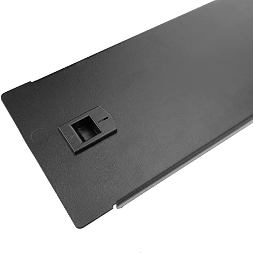 RackMatic - Panel Ciego de 2U para Armario Rack 19 Tapa Metal Negra a presión