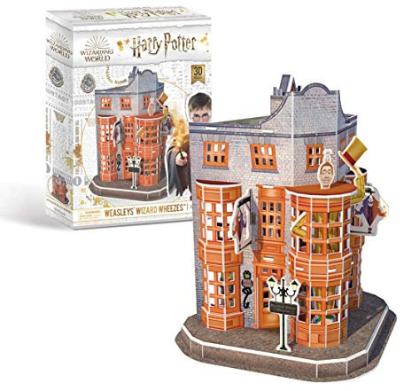 University Games 7605 Harry Potter Diagon Alley Weasleys' Wizard Wheezes 3D Puzzle