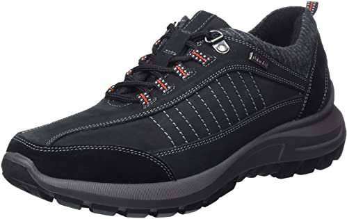 Manitu Herren 640144-01 Sneaker, schwarz, 43 EU