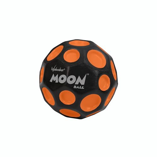 Sunflex Waboba Moon Ball Orange | Springball | Springball | Springing Gummball | Ballkrater generano rumore esplosivo | Facile da afferrare | Flummies per bambini | Bouncing Ball