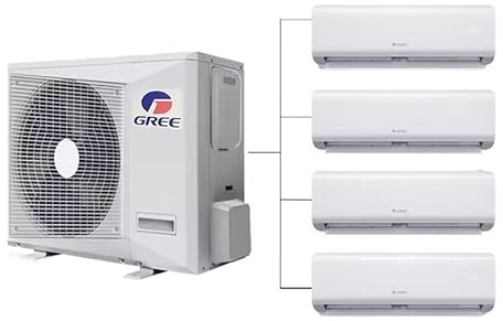 42000BTU Ductless Multi 12k Zones Mini Split Air Conditioner & Heater - 4 Zones