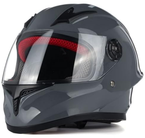 Casco Infantil | Casco De Motocross Infantil | con Visera | Casco Integral De Moto para Niños | para Niños Y Niñas De 3 A 10 Años | Homologado por La Norma ECE 22.06 D,S/(47~48cm)