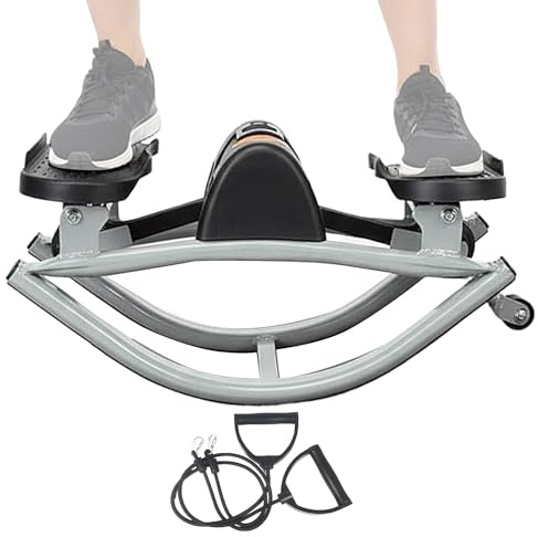 Rock Stepper – bärbar twist motion bentränare, rock fitness bärbar stepper för glutes magkärna övre vardagsrum sovrum balkong inomhus utomhus kontor män kvinnor helkropp träningsutrustning