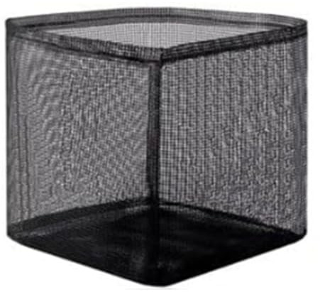 Generic Aquatic Pond Planteringspåsar 4st Hållbara Mesh-växtkrukor Flexibel Design för Inomhus Utomhusvattenträdgårdar 7in Svart (Fyrkant)