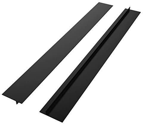 LUVODI Silicone Stove Counter Gap Cover Spill Bits Guard Seal Oven Gap Filler Flexible Heat-Resistant Easy Clean and Trim for Kitchen Cooker Work Surface, 2 Pack