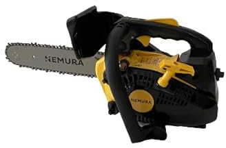 Nemura Tronçonneuse Élagueuse Thermique 25 cc - avec Guide de 30 cm de Coupe - Moteur Motocylindre à Essence 2 Temps - Pompe à Huile Automatique et Graisseur - Marque Française