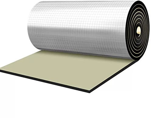 Escudo Térmico para El Techo del Solarium, Autoadhesivo Papel De Aluminio Placa De Aislamiento Térmico, Coche Aislamiento Acústico para Suelo Pared Loft, Fácil De Instalar (Color : 10mm, Size : (WxL