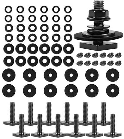 T-Schlitzschrauben für Thule, Yakima Dachträger, Plattform, Frachtkorb, Edelstahl, quadratischer T-Schienen-Bolzenadapter zur Sicherung von Fahrrad/Ski/Kajakträger, Solarpanel, Markise