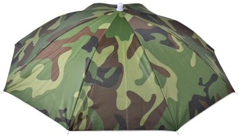 Sombrilla de manos plegable para adultos y niños, elástica, compacta, protección UV y lluvia, para pesca, jardinería al aire libre, camouflage, Refer to description