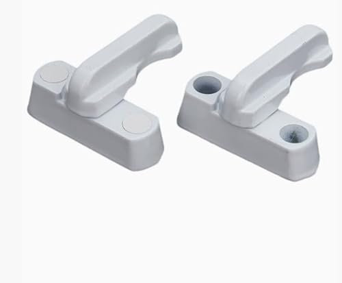 4er Set Fenstersicherung - Robuste Fensterriegel Kunststoff, Schwenkriegel mit Befestigungsschrauben, Einbruchschutz Zusatzverriegelung für UPVC, PVC Fenster und Türen -fensterriegel einbruchschutz