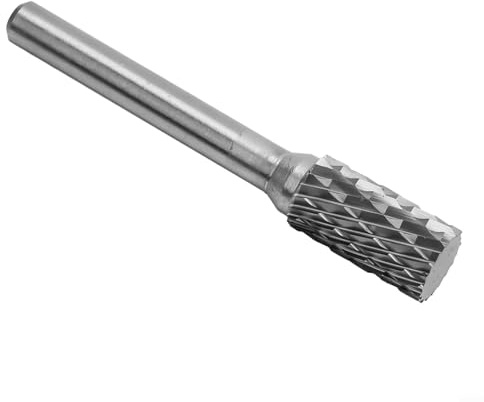 babominimer Fraise rotative en carbure avec tige de 6 mm pour meulage du métal, ébavurage, nettoyage de soudure et finition – Foret à tête de fraise à double fente, 16-25 mm (10 mm)