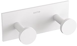 Doppelhaken weiß matt 11x4,4x4,5 cm