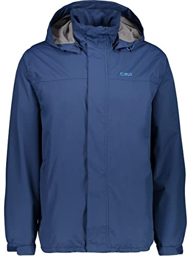 CMP - Herrenjacke mit Kapuze und Druckknöpfen, Marine, 56