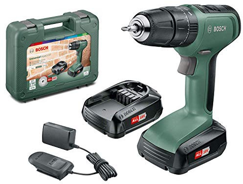 Bosch 06039C8171 Cordless Hammer Drill UniversalImpact 18 (2x Batteries, 18 Volt System, in Carrying Case)