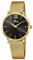 Lotus Damenuhr Edelstahl Schwarz Gold
