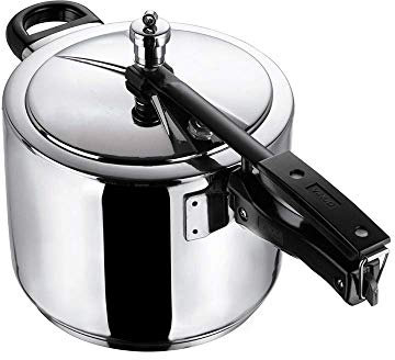 Vinod Stainless Steel Induction Pressure Cooker (Inside Fitting Lid) - Capacity: 5 LTR